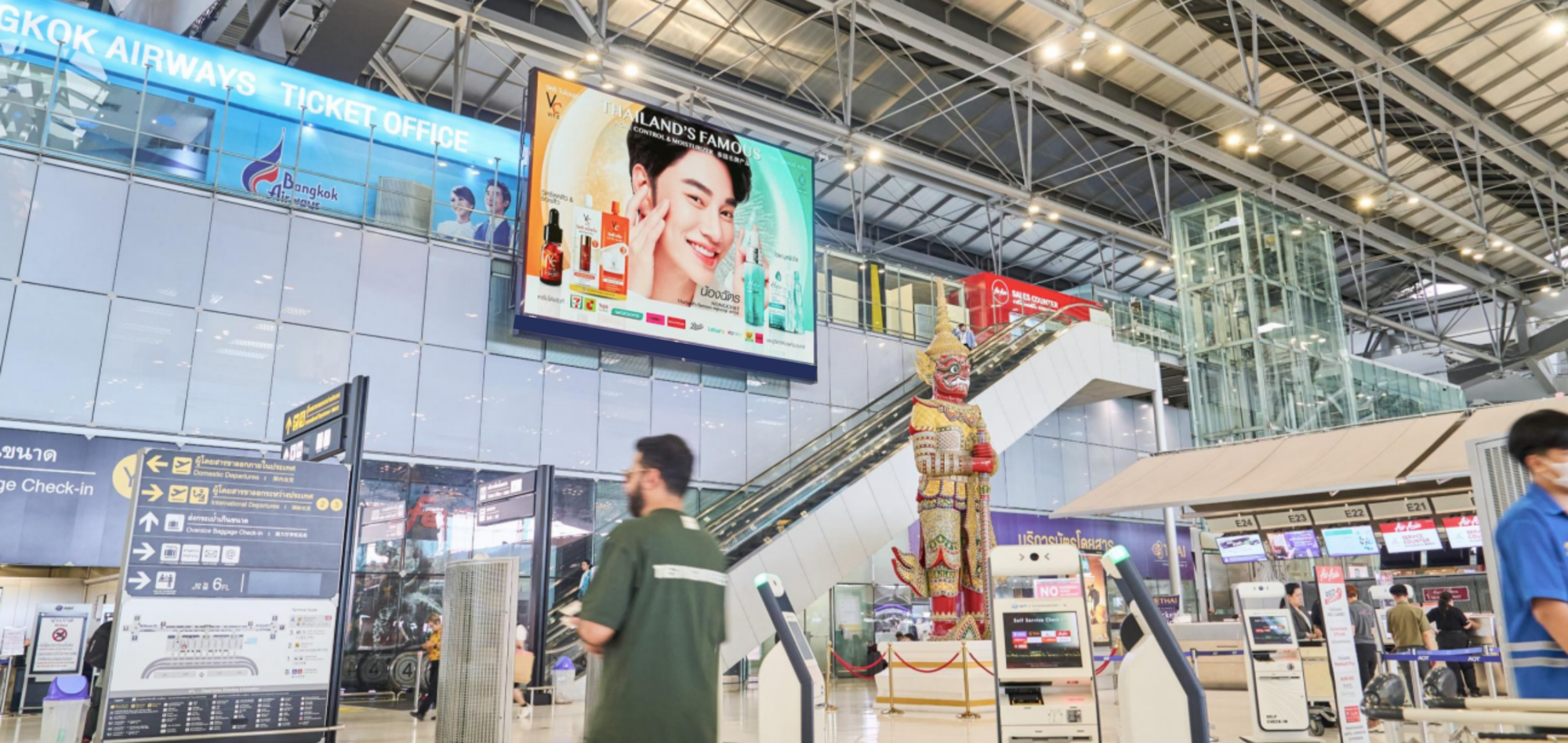 Unmatched Advertising Opportunities at Suvarnabhumi Airport, Bangkok